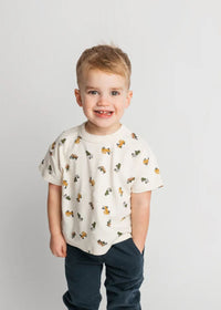 The Short Sleeve Truck Tee - Cream