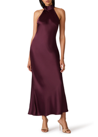 Lara Dress - Purple Wine