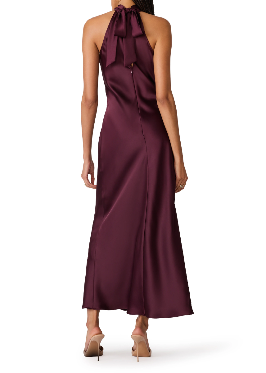 Lara Dress - Purple Wine