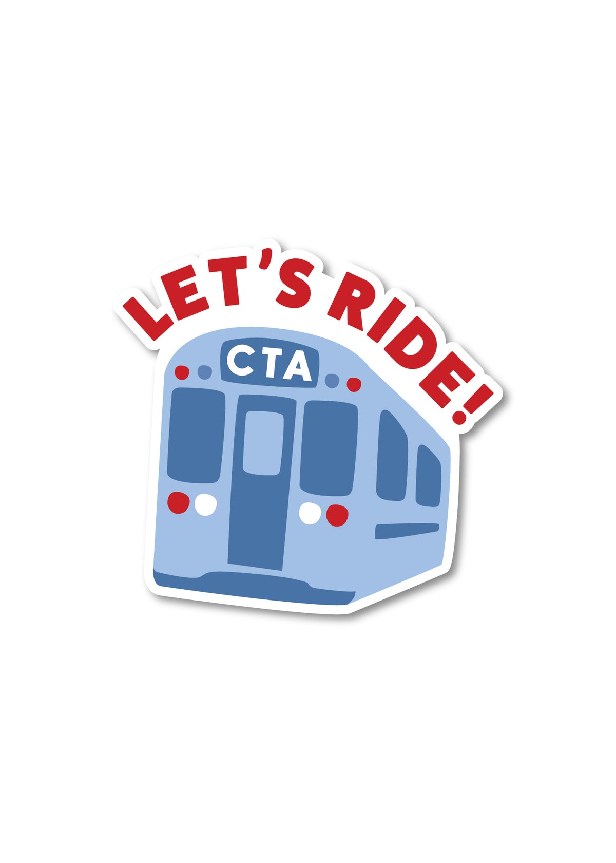 Let's Ride! CTA Sticker