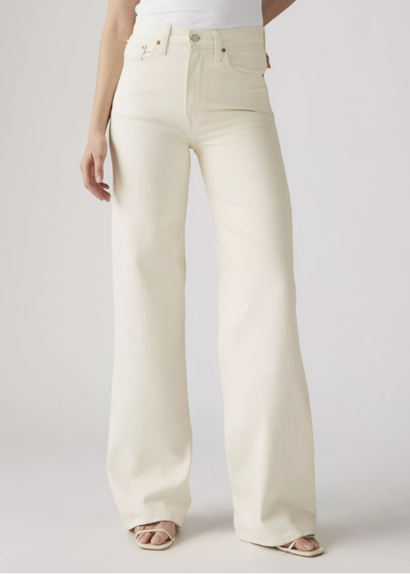 Levi's Ribcage Wide Leg Jeans - Barely Freezing