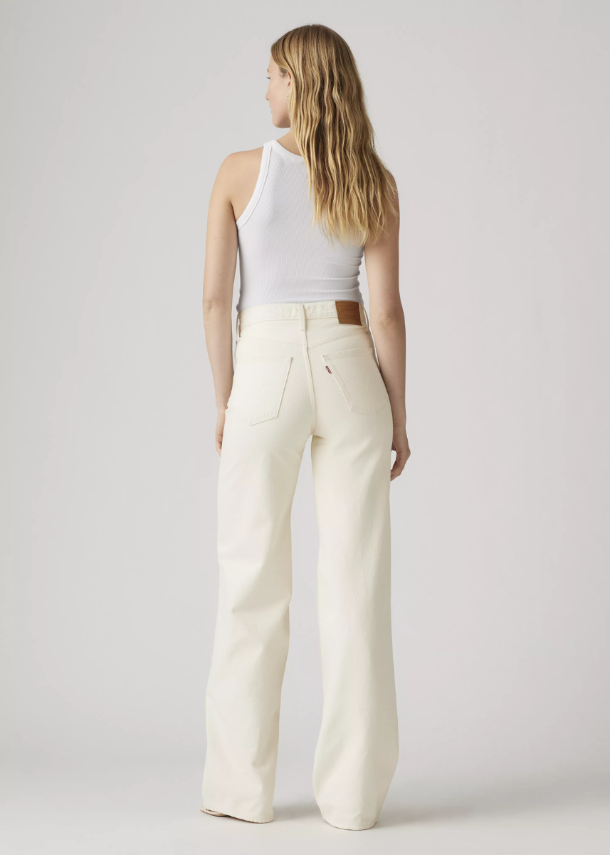 Levi's Ribcage Wide Leg Jeans - Barely Freezing