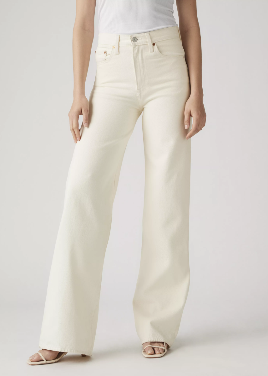 Levi's Ribcage Wide Leg Jeans - Barely Freezing