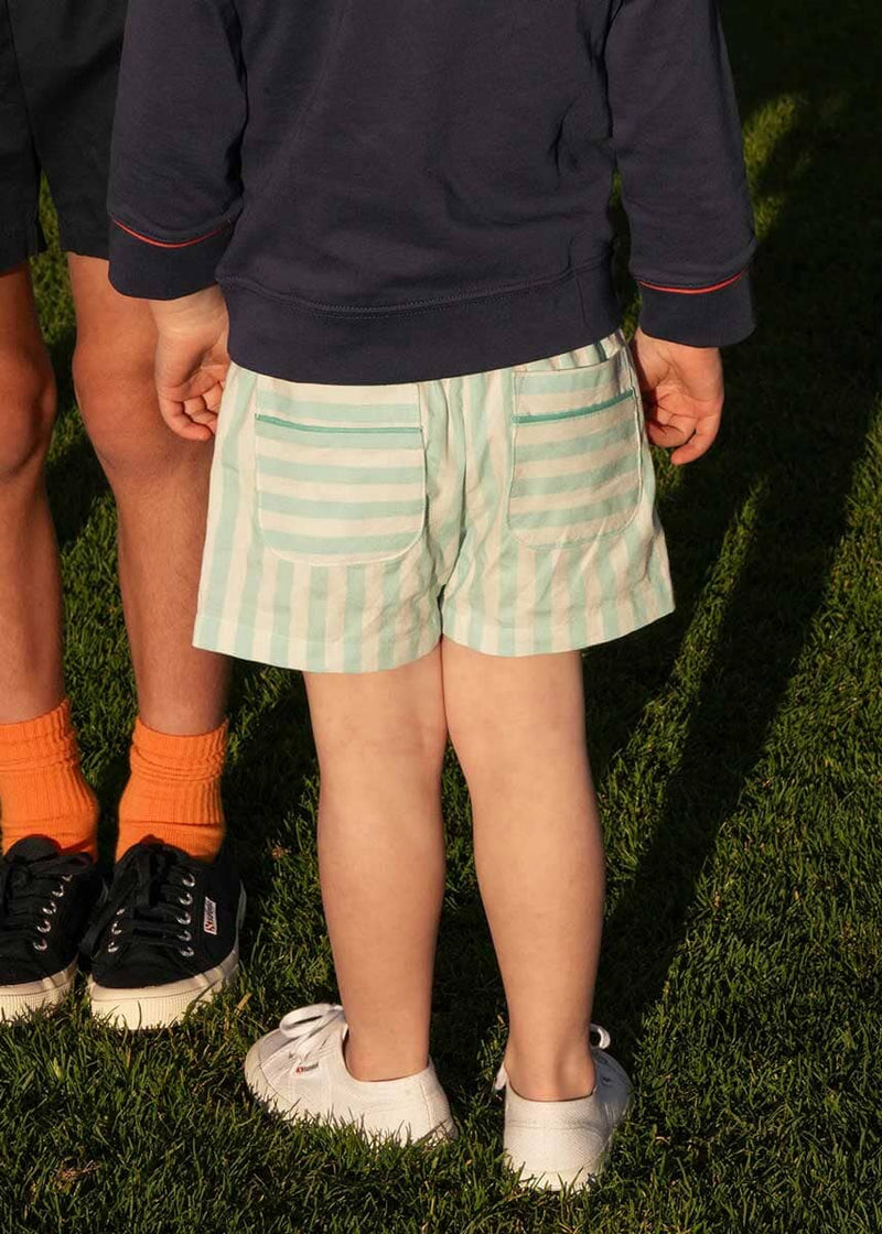 Bingo Toddler Short - Cabana Stripe