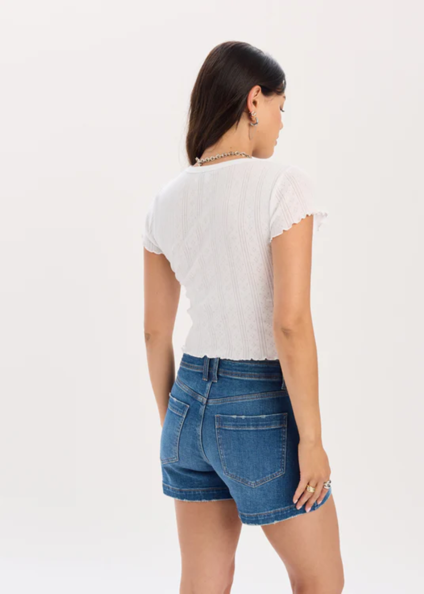 Lily Baby Tee - White Hot