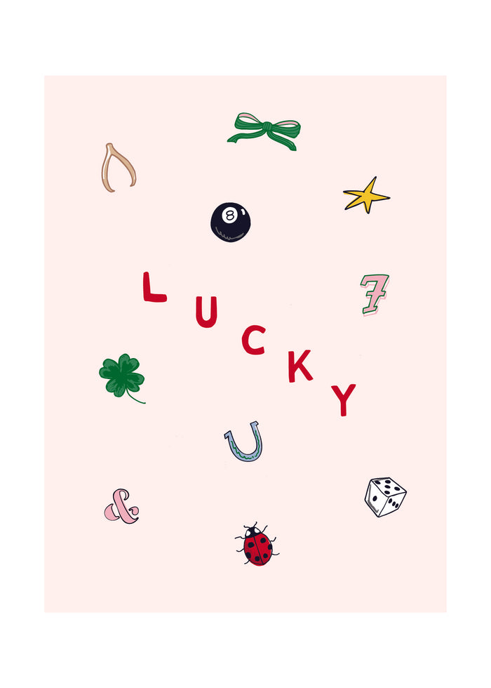 Lucky Icons Poster