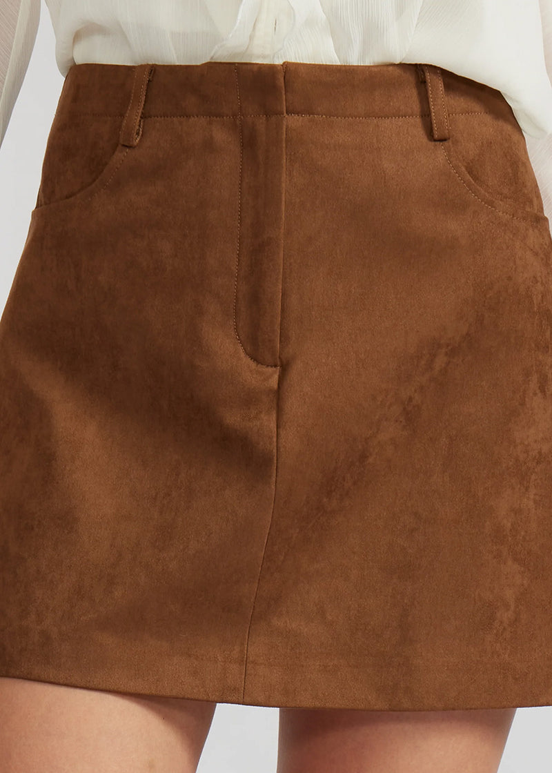 Darry Mini Skirt - Toffee