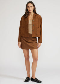 Darry Mini Skirt - Toffee