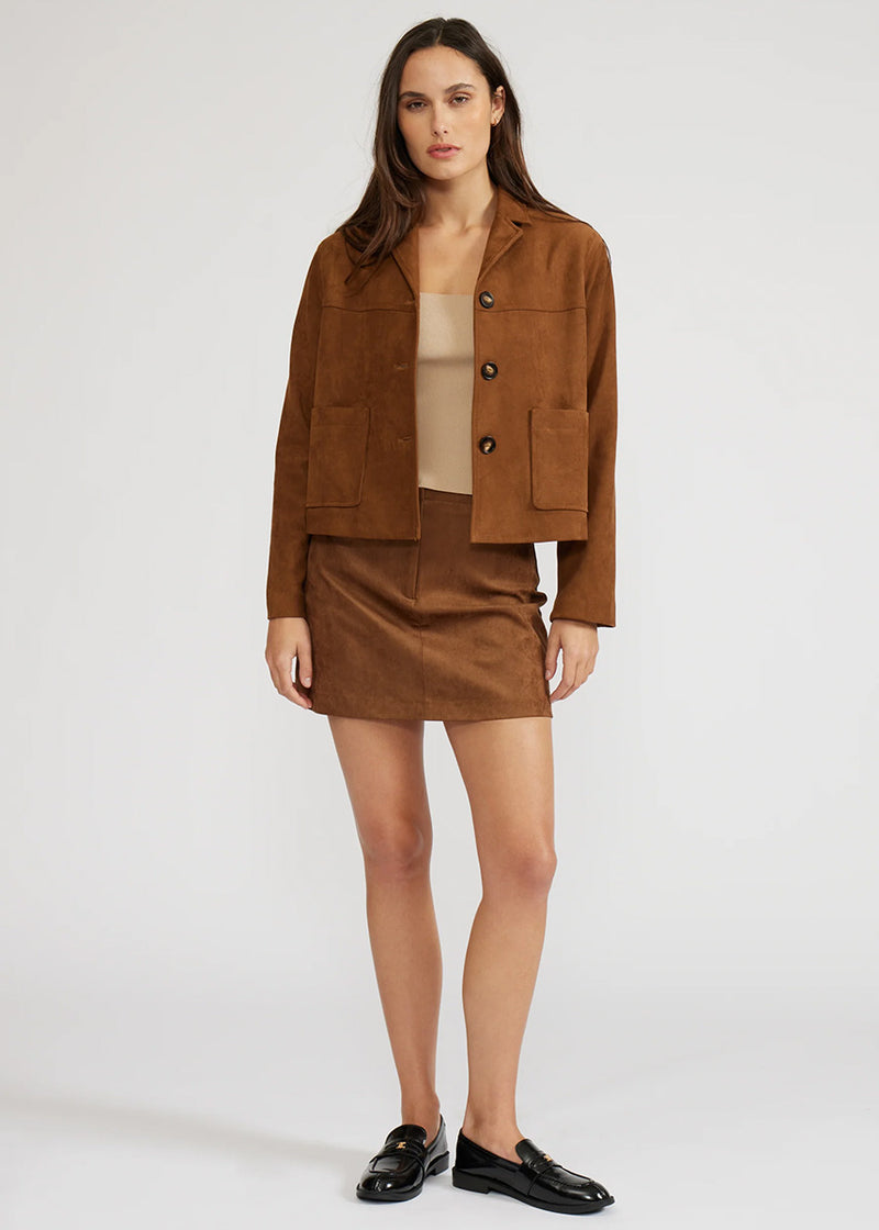 Darry Mini Skirt - Toffee