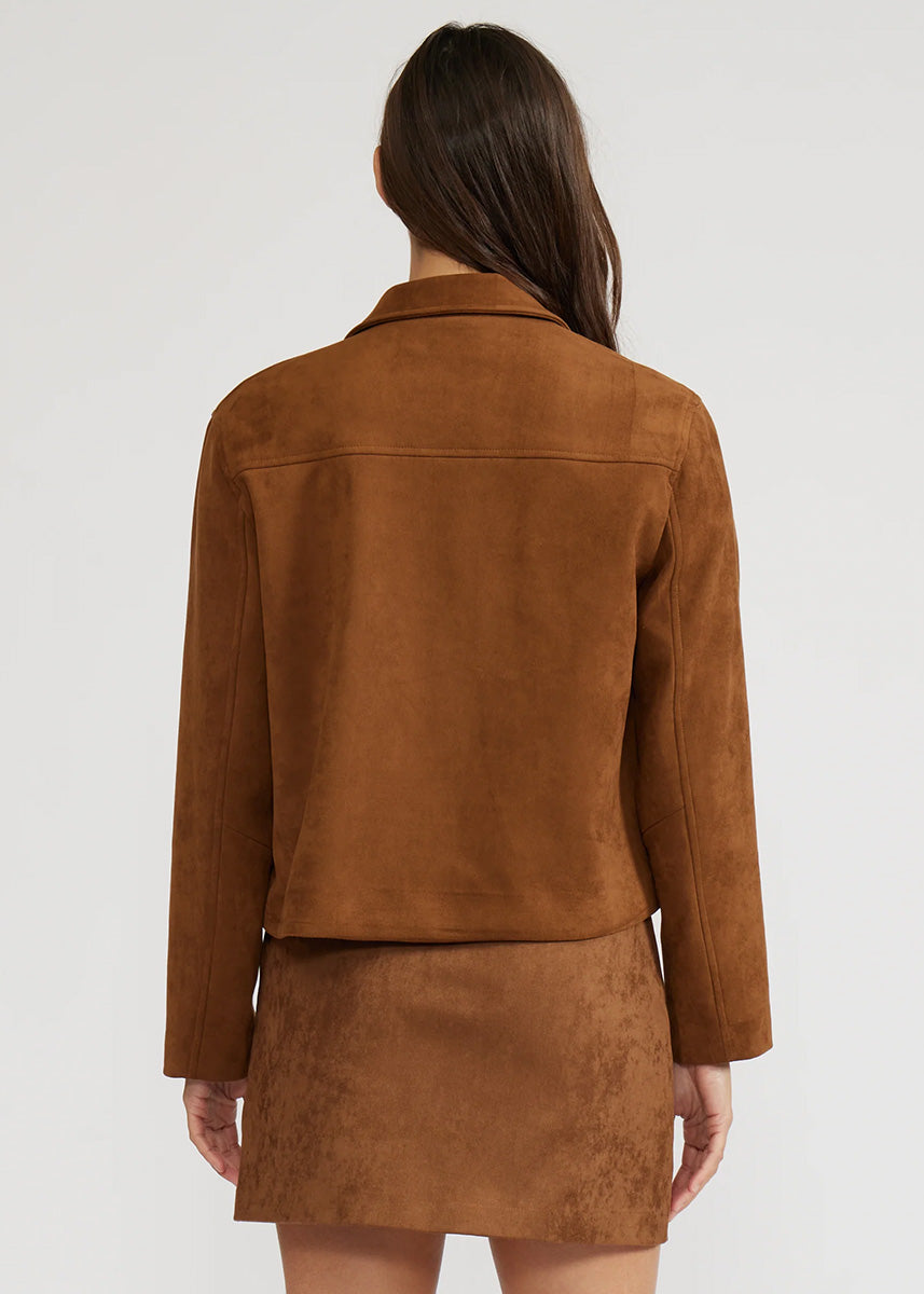 Brent Suede Jacket - Toffee