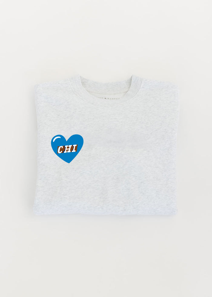 Pre-Sale: Lurie Children's Hospital Patches Crewneck - Ash Grey