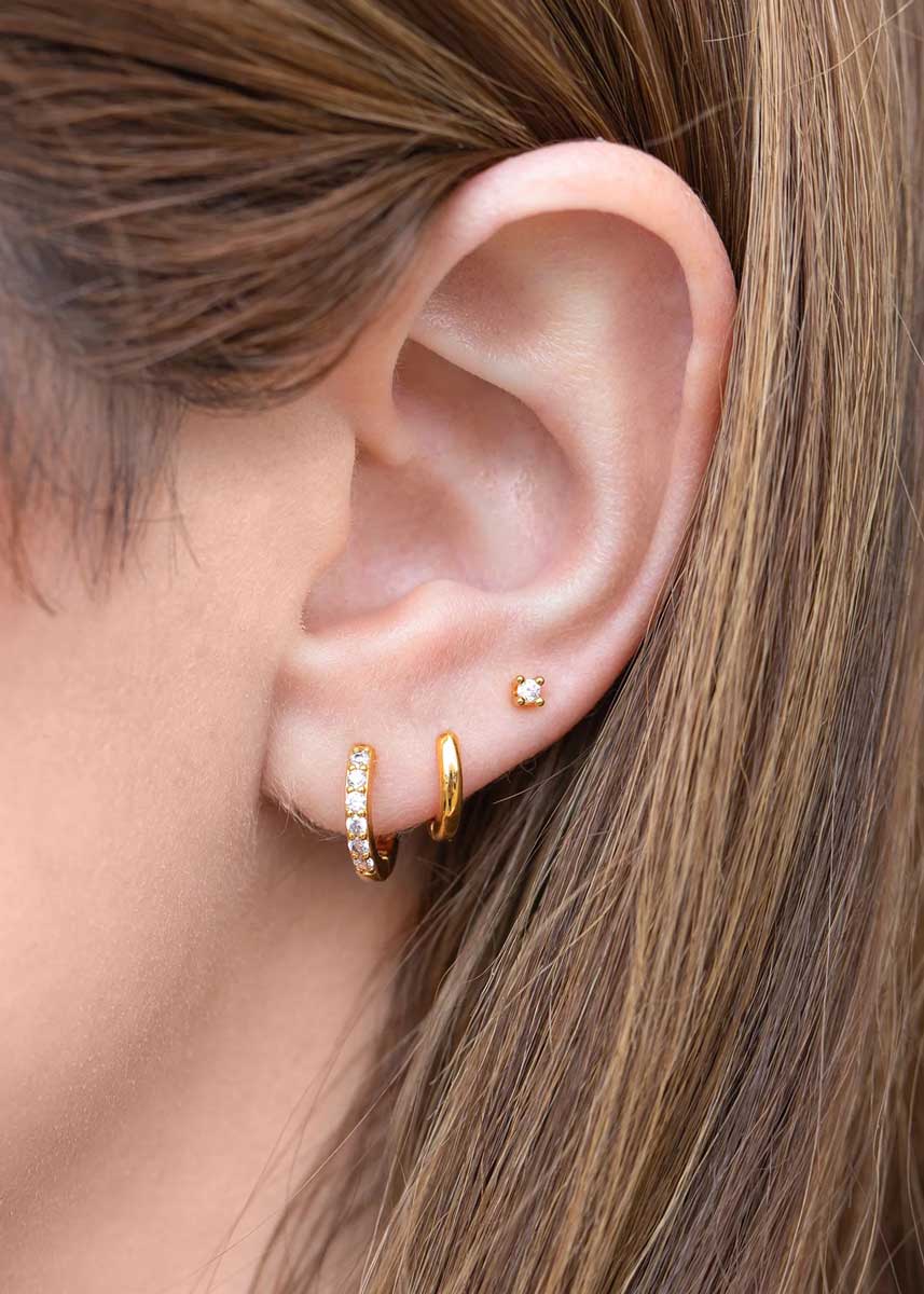 Essentials Earring Set - Gold