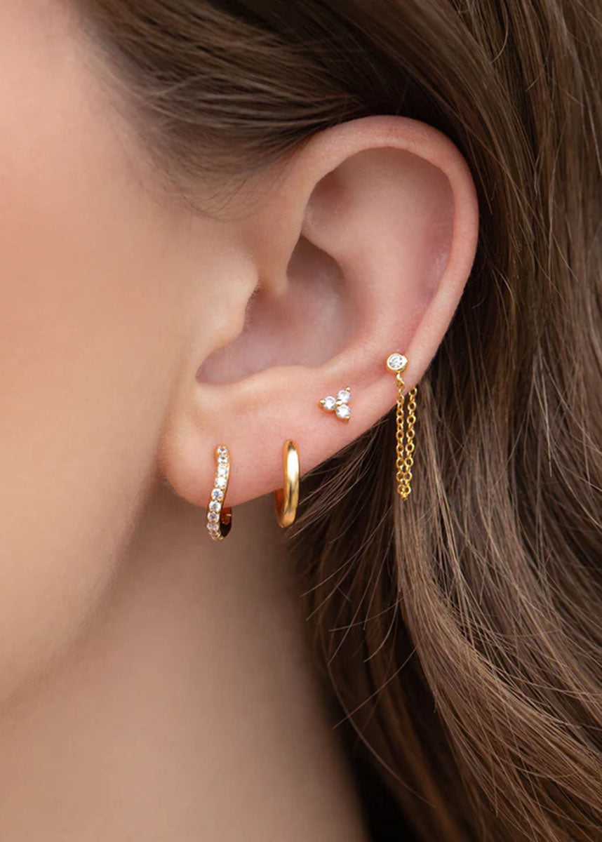 Glowing Earring Set - Gold