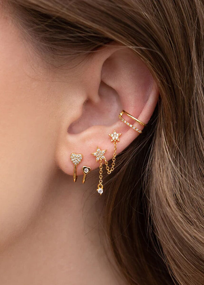 Golden Moments Ear Cuff - Gold