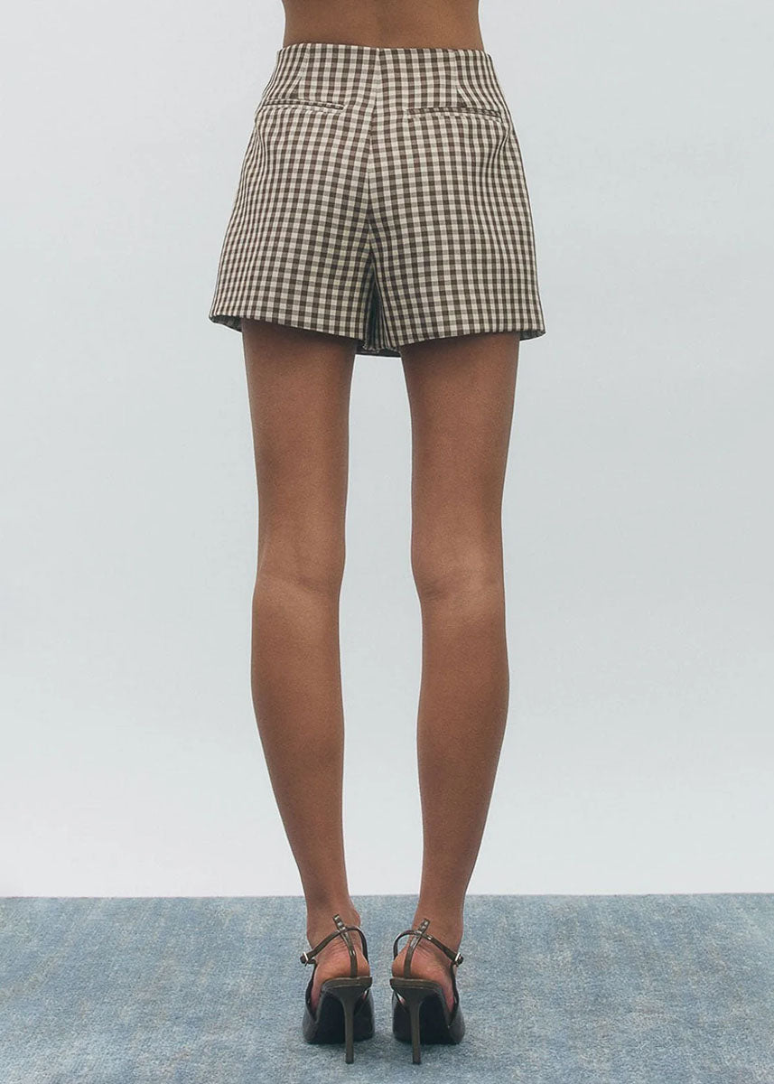 Emily Skort - Brown Gingham