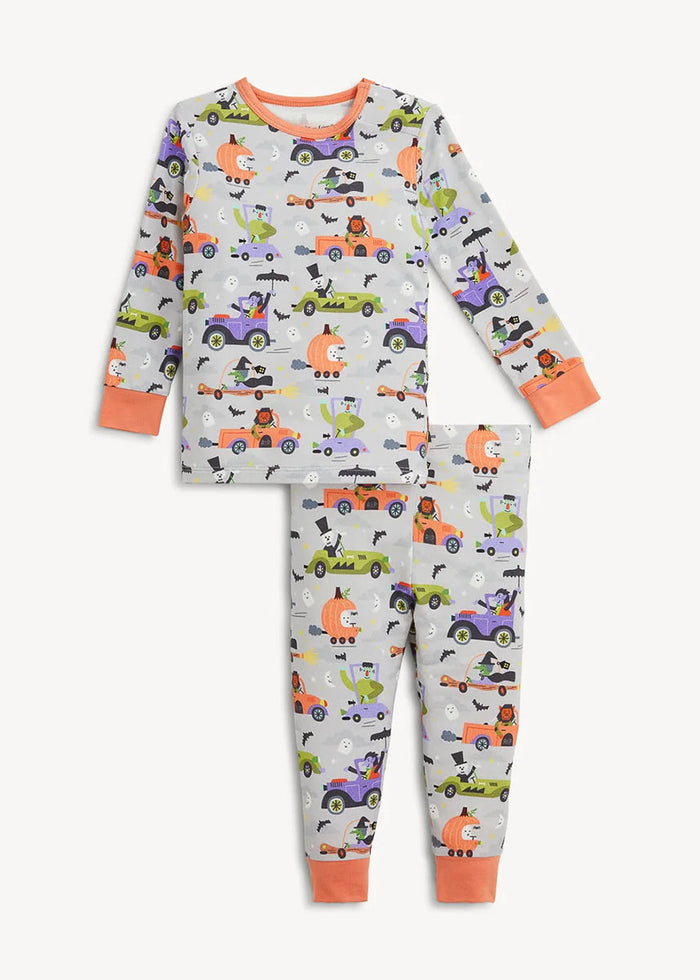 Modal L/S Pajama Set - Broom Voyage