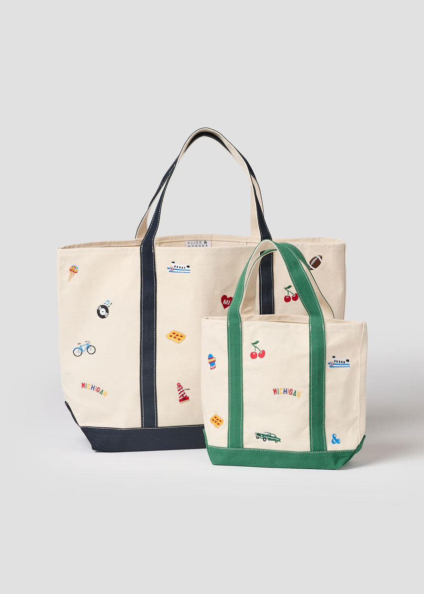 Michigan Icons Small Tote