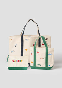 Michigan Icons Pouch
