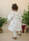 Nutcracker Long Sleeve Ruffle Dress