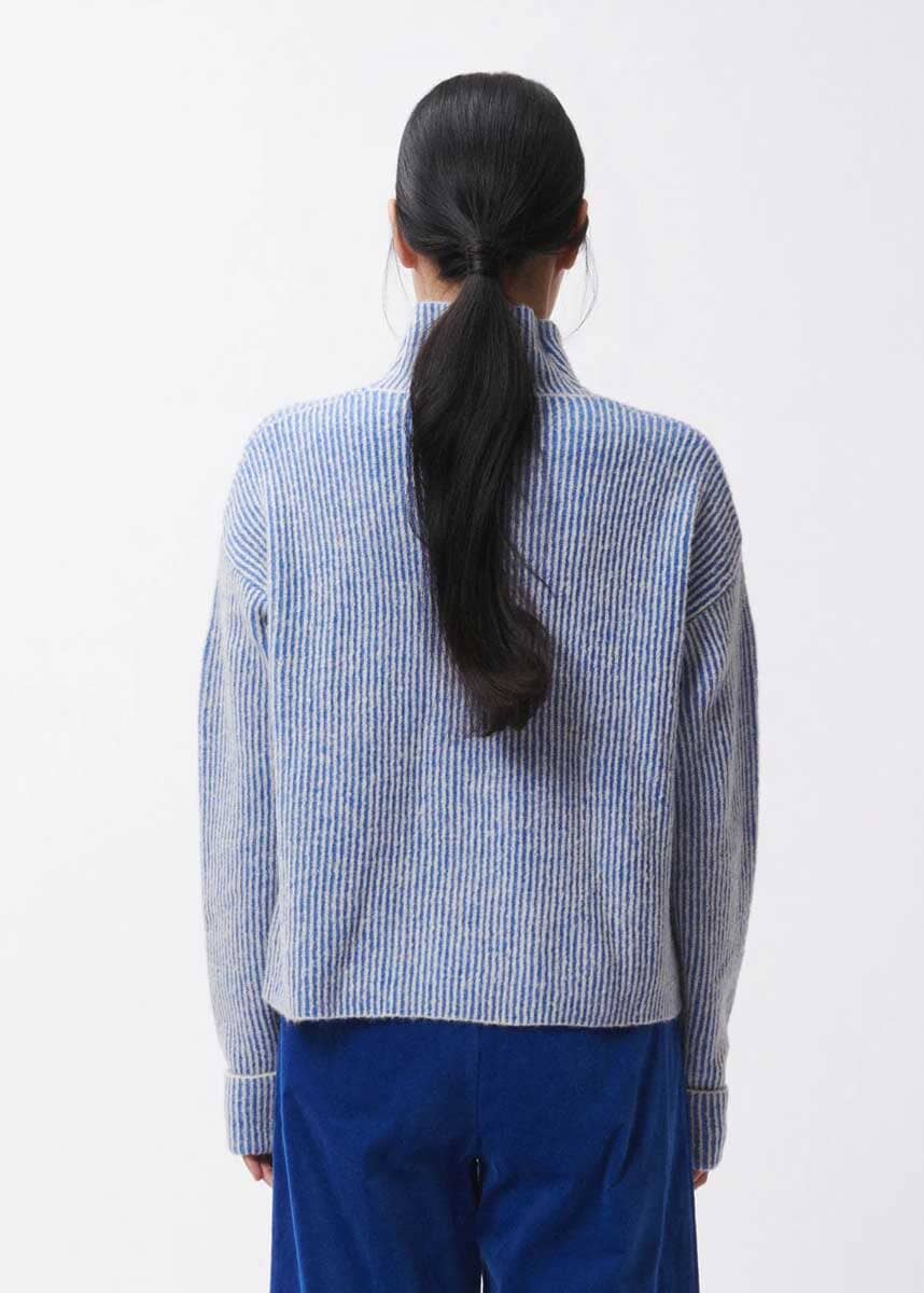Preslava Knit Sweater - Electric Blue
