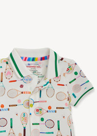 Modal Magnetic Polo Romper - Love All