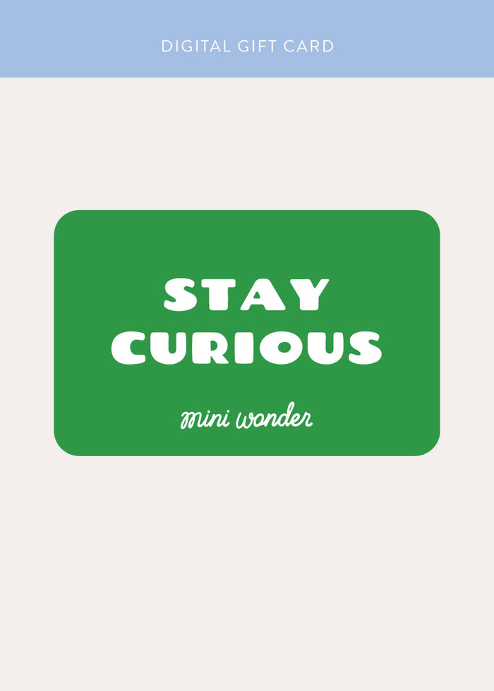 Digital Mini Wonder Gift Card