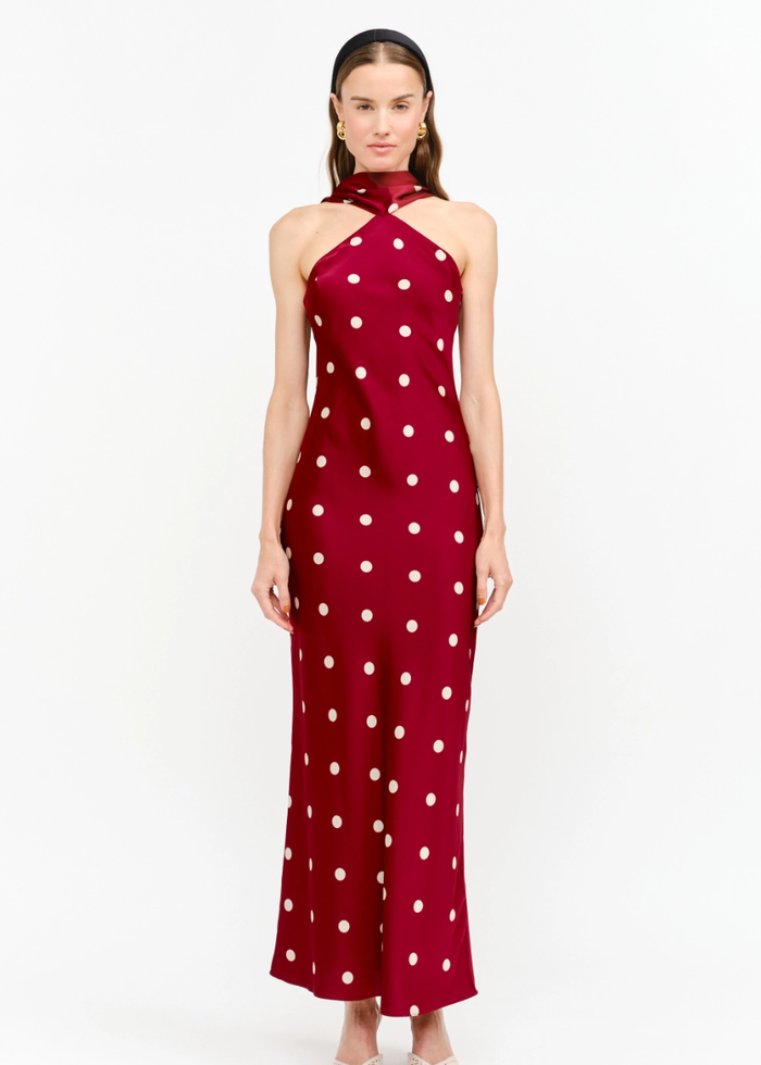 Magdalena Dress - Wine