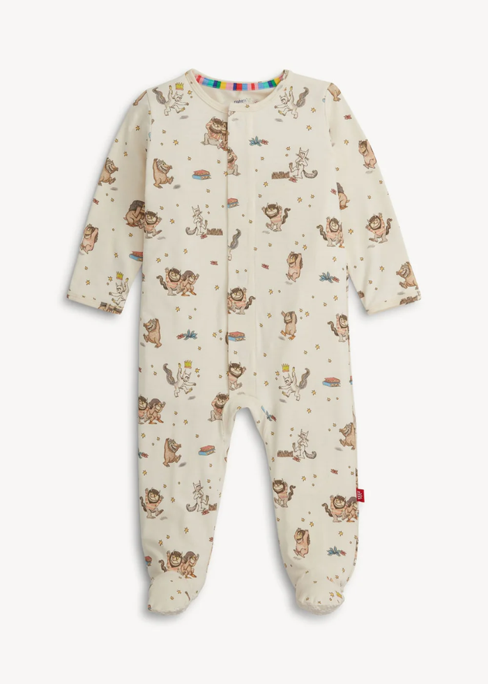 Magnetic Right Fit Footie - Where The Wild Things Are