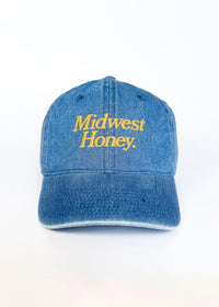 Midwest Honey Dad Hat - Dark Denim