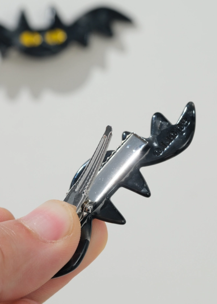 Mini Bat Barrette Hair Clip (Set Of 2)