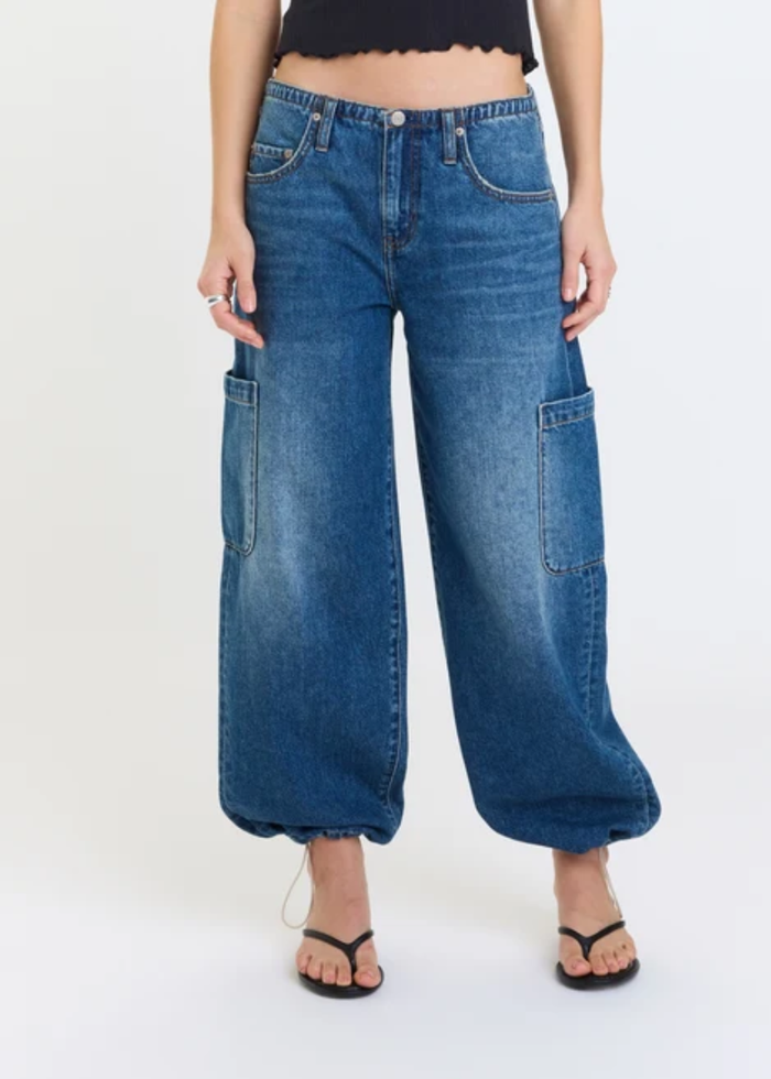 Mirage Mid-Rise Cargo Harem - Snap