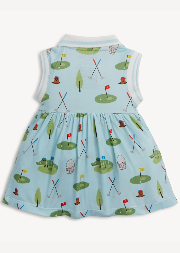 Modal Magnetic Bodysuit Polo Dress - Gopher It