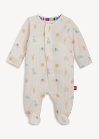 Modal Magnetic Footie - Pink Lullaby Sky