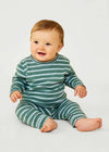 Andy Baby Legging - Forest Stripe