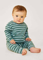 Edward Baby Long Sleeve - Forest Stripe