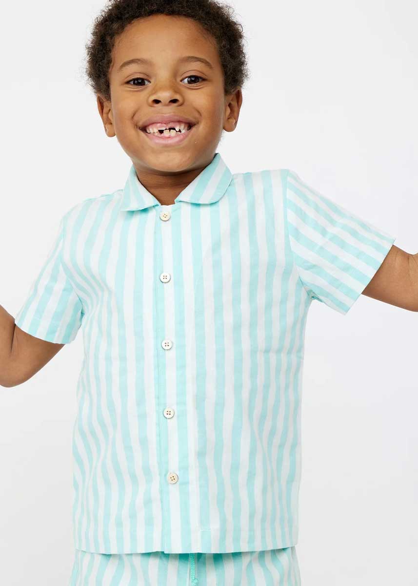 Toddler Robinson Shirt - Cabana Stripe