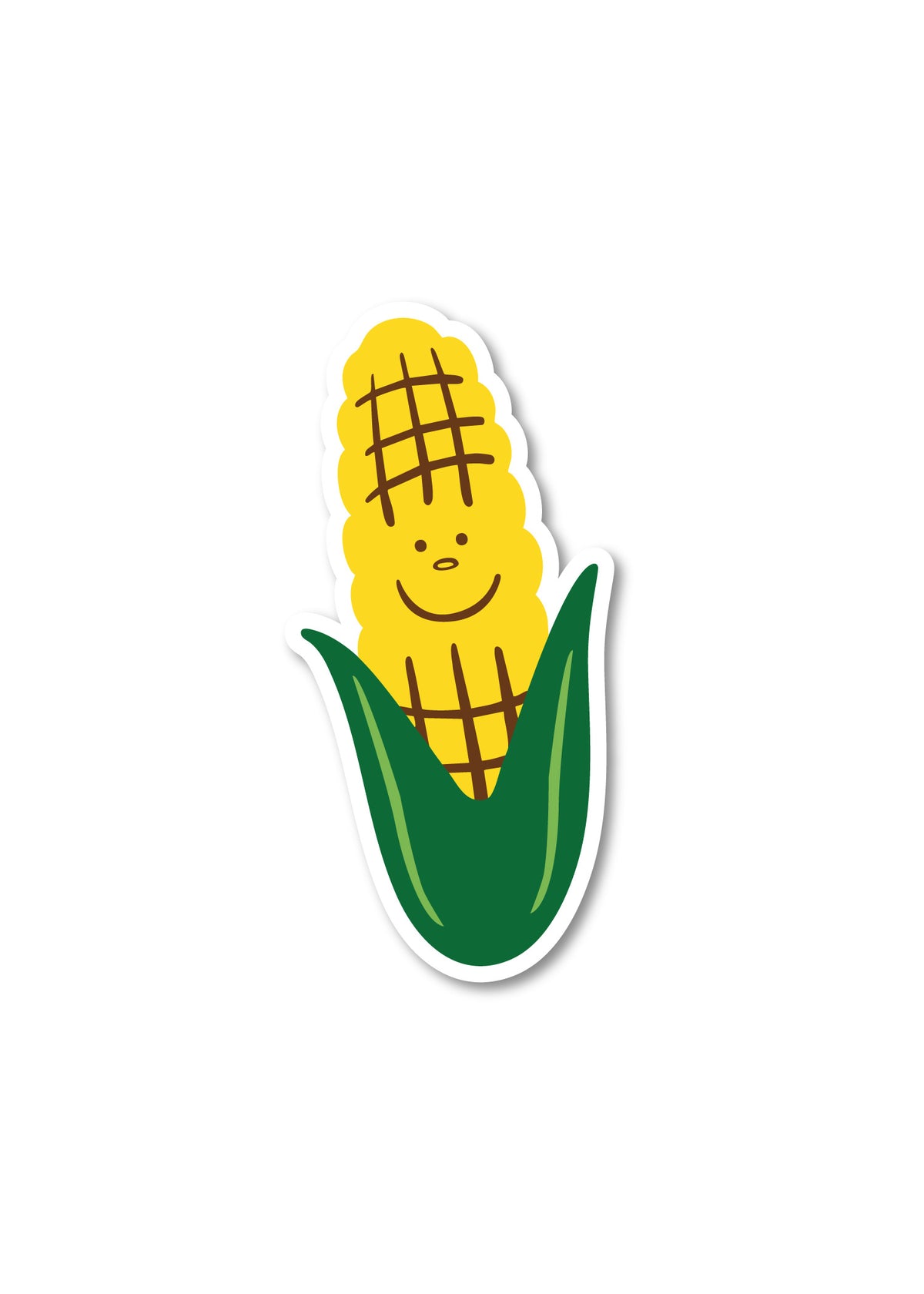 Mr. Corn Sticker