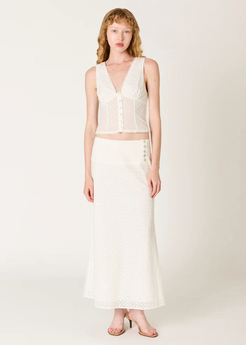 Esmeralda Top - White