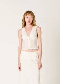 Esmeralda Top - White