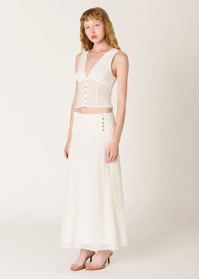 Esmeralda Top - White