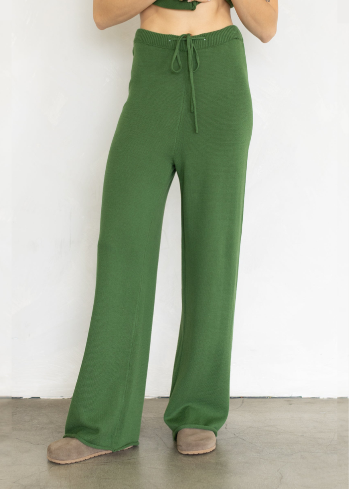 Nara Knit Pants - Moss