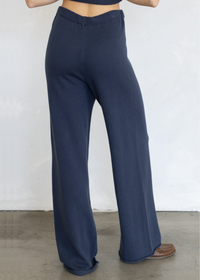Nara Knit Pants - Navy