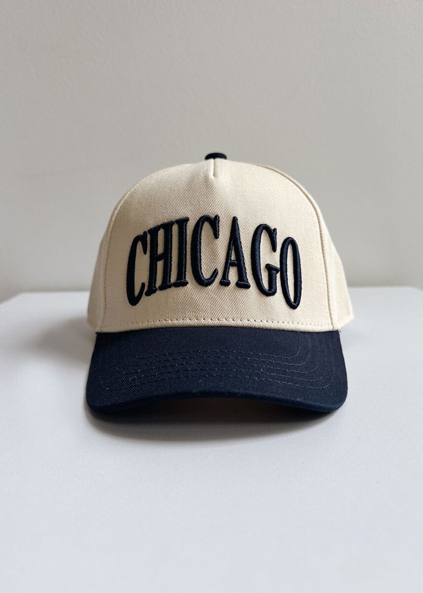Toddler Chicago Puff Baseball Cap - Navy