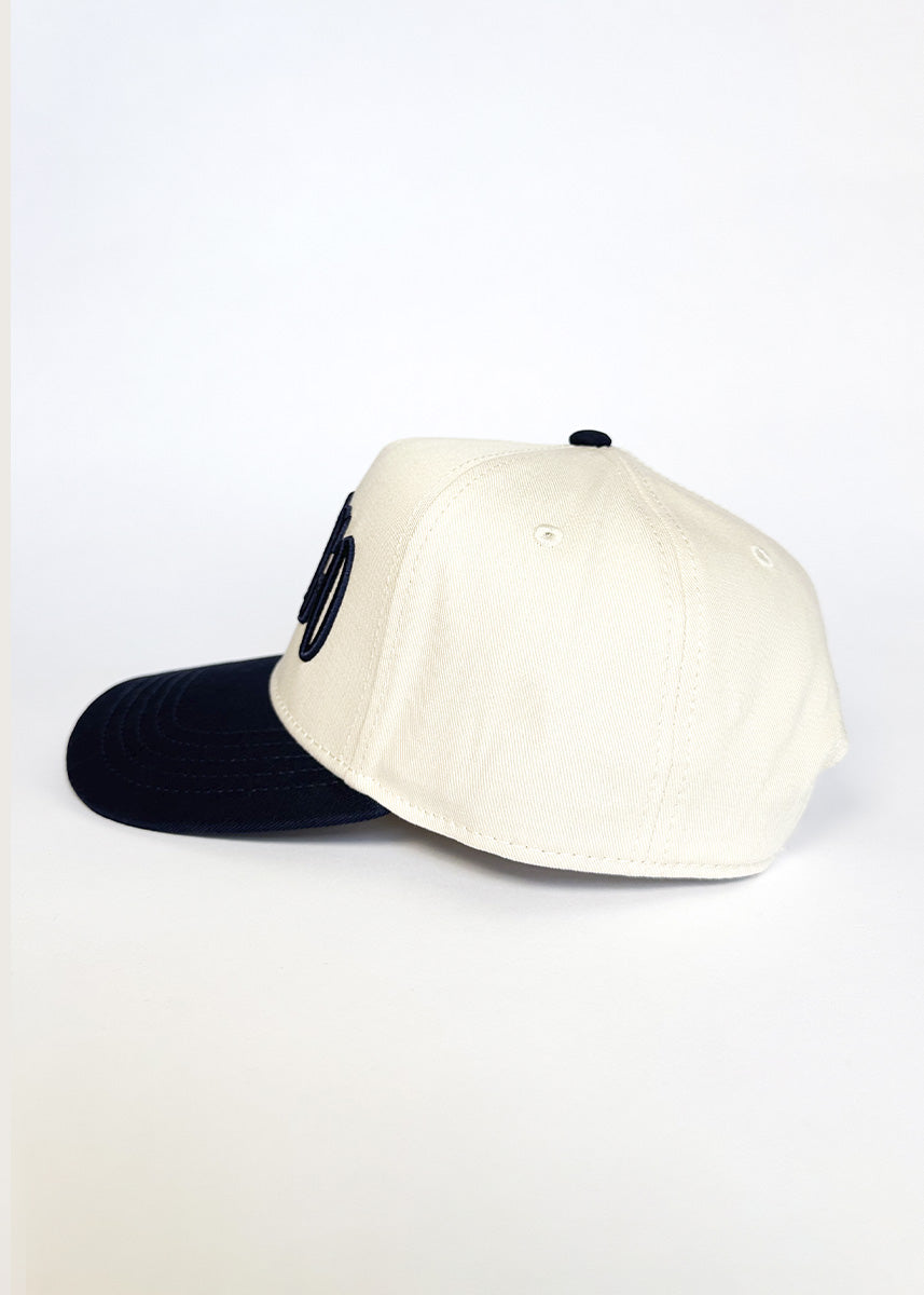 Youth Chicago Puff Baseball Cap - Navy