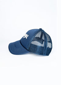 Toddler Chicago Script Trucker Hat - Navy