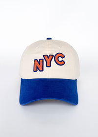 New Timer NYC Baseball Cap - Blue & Orange