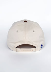 New York Puff Baseball Hat - Royal & Brown Suede