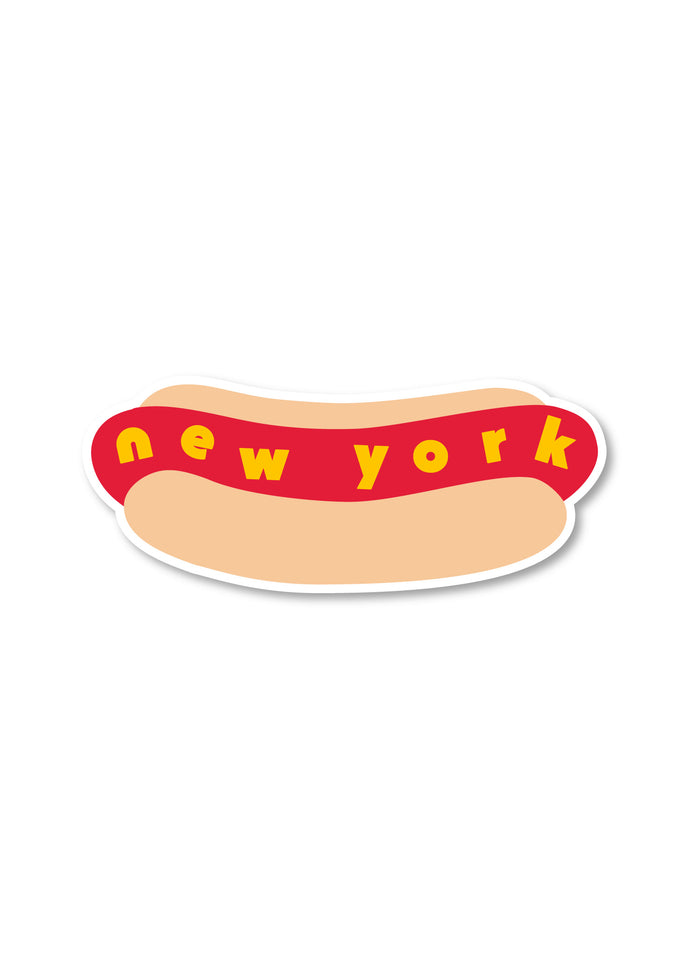 Hot Dog! It's NYC Sticker