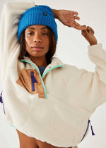Hit The Slopes Pullover - Ivory Retro Combo