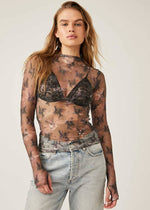 Printed Lady Lux Layering Top - Night Sky Combo
